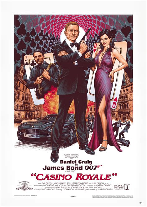 james bond casino royale poster/